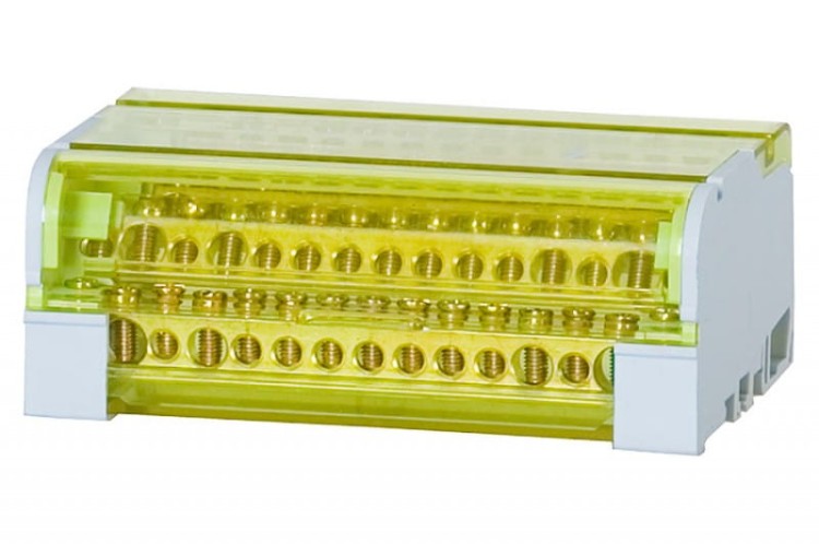 Blok rozdzielczy czterobiegunowy LBR - 415 (125A - 4x15 otworów)  F2.0045 F-Elektro