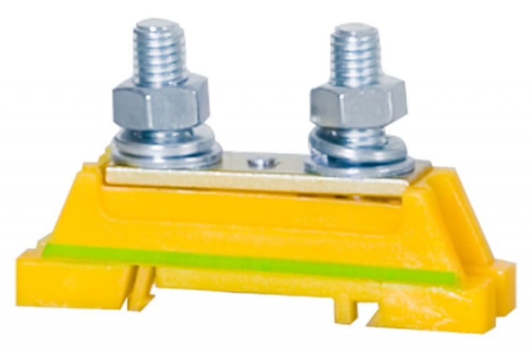 Zacisk ochronny oczkowy 2xM8 - żółto/zielony F2.0049 F-Elektro