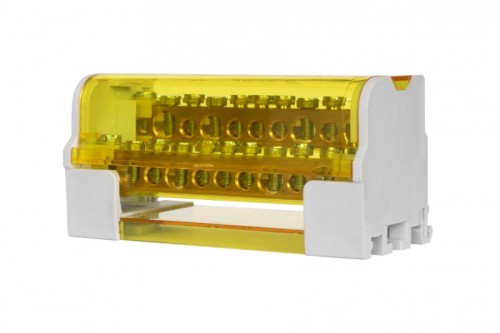 Blok rozdzielczy dwubiegunowy LBR - 211 (125A - 2x11 otworów) F2.0162 F-Elektro