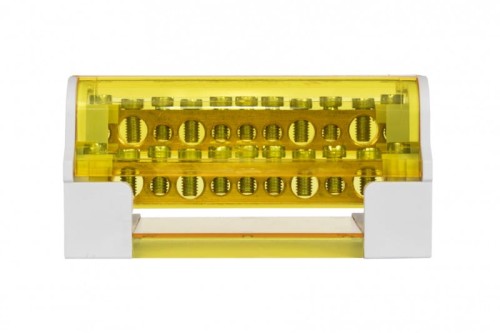 Blok rozdzielczy dwubiegunowy LBR - 211 (125A - 2x11 otworów) F2.0162 F-Elektro