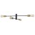Lampa sufitowa wisząca Industrialna Loft ROTOR IV 7936 NOWODVORSKI Lighting E27 x4 nowoczesna oprawa oświetleniowa metalowa nad stół blat wyspę czarno-złota plafon Inspiracje Premium