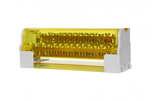 Blok rozdzielczy dwubiegunowy LBR - 215 (125A - 2x15 otworów) F2.0163 F-Elektro