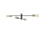 Lampa sufitowa wisząca Industrialna Loft ROTOR IV 7936 NOWODVORSKI Lighting E27 x4 nowoczesna oprawa oświetleniowa metalowa nad stół blat wyspę czarno-złota plafon Inspiracje Premium