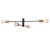 Lampa sufitowa wisząca Industrialna Loft ROTOR IV 7936 NOWODVORSKI Lighting E27 x4 nowoczesna oprawa oświetleniowa metalowa nad stół blat wyspę czarno-złota plafon Inspiracje Premium