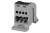 Blok LKN 80A (3x16 - 4x6) Al/Cu-  szary  F2.0332 F-Elektro