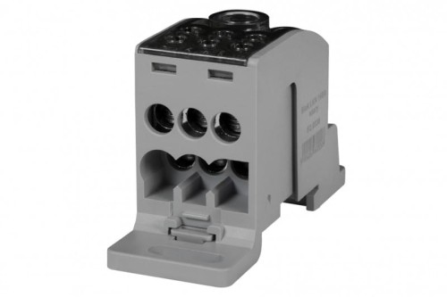 Blok LKN 125A (1x35/1x16 - 6x16) Al/Cu- szary  F2.0335 F-Elektro
