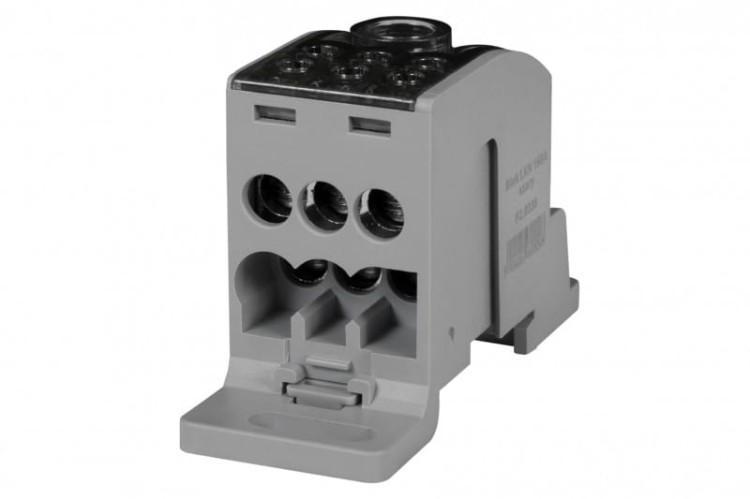 Blok LKN 125A (1x35/1x16 - 6x16) Al/Cu- szary  F2.0335 F-Elektro