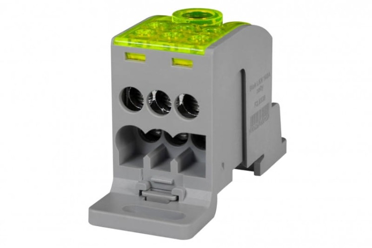 Blok LKN 125A (1x35/1x16 - 6x16) Al/Cu- żółty  F2.0336 F-Elektro