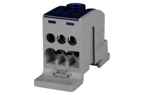 Blok LKN 160A (1x70/1x16 - 6x16) Al/Cu- niebieski  F2.0337 F-Elektro