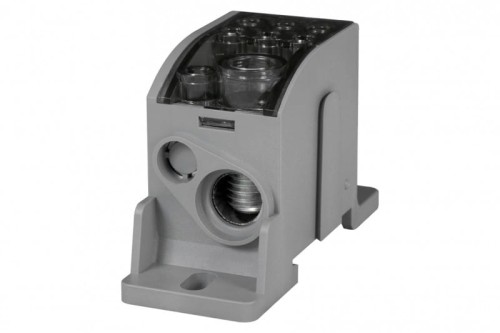 Blok LKN 160A (1x70/1x16 - 6x16) Al/Cu- szary  F2.0338 F-Elektro