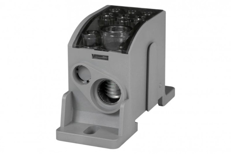 Blok LKN 160A (1x70/1x16 - 6x16) Al/Cu- szary  F2.0338 F-Elektro