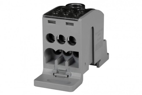 Blok LKN 160A (1x70/1x16 - 6x16) Al/Cu- szary  F2.0338 F-Elektro