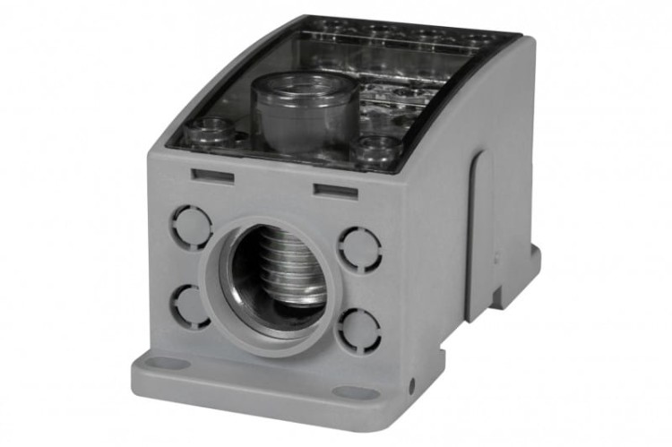 Blok LKN 400A (1x185/4x16 - 2x35,1x25,4x16,4x10) Al/Cu- szary  F2.0344 F-Elektro