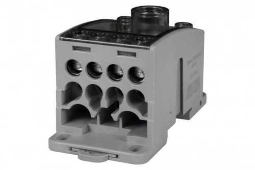 Blok LKN 400A (1x185/4x16 - 2x35,1x25,4x16,4x10) Al/Cu- szary  F2.0344 F-Elektro