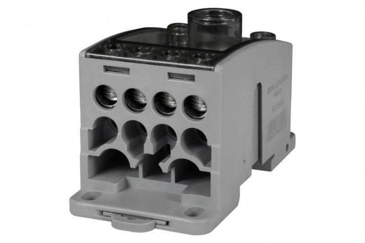 Blok LKN 400A (1x185/4x16 - 2x35,1x25,4x16,4x10) Al/Cu- szary  F2.0344 F-Elektro