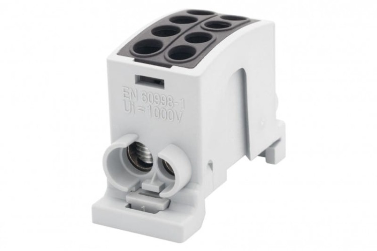 Zacisk HLK 100A-2 (1x25,1x16 / 1x25,1x16) Al/Cu  - czarny F2.0355 F-Elektro