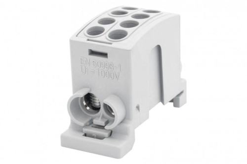 Zacisk HLK 100A-2 (1x25,1x16 / 1x25,1x16) Al/Cu  - szary F2.0357 F-Elektro