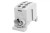Zacisk HLK 100A-2 (1x25,1x16 / 1x25,1x16) Al/Cu  - szary F2.0357 F-Elektro