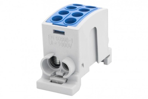 Zacisk HLK 100A-2 (1x25,1x16 / 1x25,1x16) Al/Cu  - niebieski F2.0358 F-Elektro