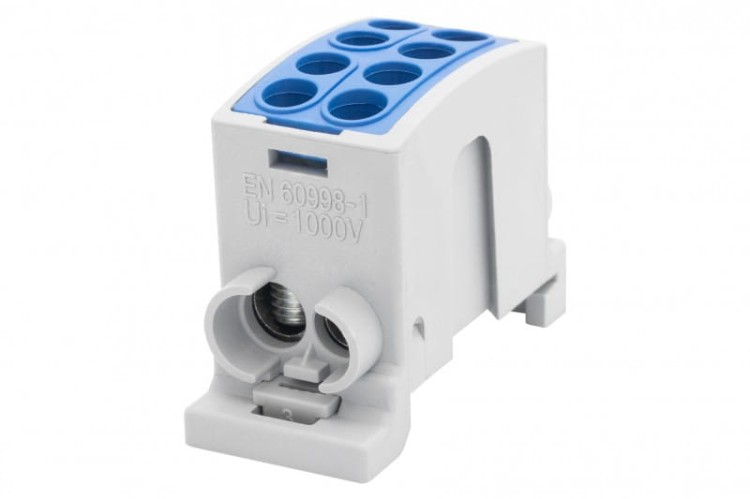 Zacisk HLK 100A-2 (1x25,1x16 / 1x25,1x16) Al/Cu  - niebieski F2.0358 F-Elektro