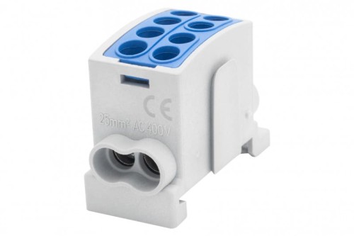 Zacisk HLK 100A-2 (1x25,1x16 / 1x25,1x16) Al/Cu  - niebieski F2.0358 F-Elektro