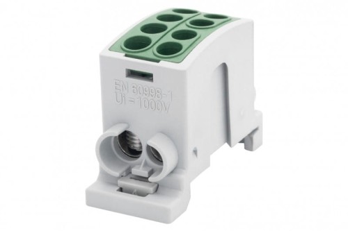 Zacisk HLK 100A-2 (1x25,1x16 / 1x25,1x16) Al/Cu  - zielony F2.0359 F-Elektro