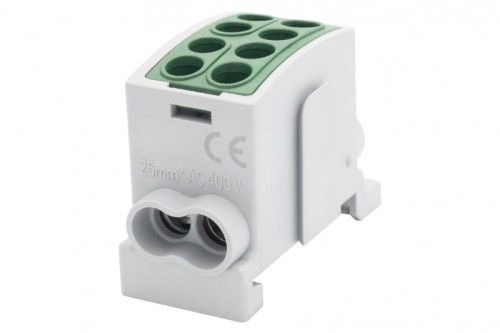 Zacisk HLK 100A-2 (1x25,1x16 / 1x25,1x16) Al/Cu  - zielony F2.0359 F-Elektro