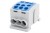 Zacisk HLK 100A-3 (1x25,2x16 / 1x25,2x16) Al/Cu  - niebieski F2.0363 F-Elektro