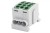 Zacisk HLK 100A-3 (1x25,2x16 / 1x25,2x16) Al/Cu  - zielony F2.0364 F-Elektro
