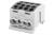 Zacisk HLK 100A-4 (1x25,3x16 / 1x25,3x16) Al/Cu  - czarny F2.0365 F-Elektro