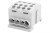 Zacisk HLK 100A-4 (1x25,3x16 / 1x25,3x16) Al/Cu  - szary F2.0367 F-Elektro