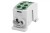 Zacisk HLK 125A-2 (1x35,1x25 / 1x35,1x25) Al/Cu  - zielony F2.0374 F-Elektro