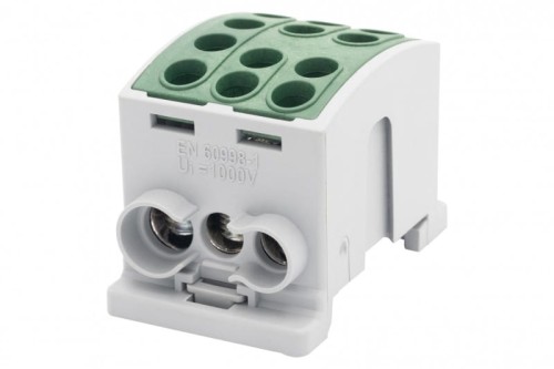 Zacisk HLK 125A-3 (1x35,2x25 / 1x35,2x25) Al/Cu  - zielony F2.0379 F-Elektro