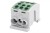 Zacisk HLK 125A-3 (1x35,2x25 / 1x35,2x25) Al/Cu  - zielony F2.0379 F-Elektro