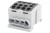 Zacisk HLK 125A-4 (1x35,3x25 / 1x35,3x25) Al/Cu  - czarny F2.0380 F-Elektro