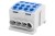 Zacisk HLK 125A-4 (1x35,3x25 / 1x35,3x25) Al/Cu  - niebieski F2.0383 F-Elektro