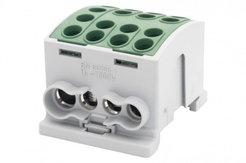 Zacisk HLK 125A-4 (1x35,3x25 / 1x35,3x25) Al/Cu  - zielony F2.0384 F-Elektro