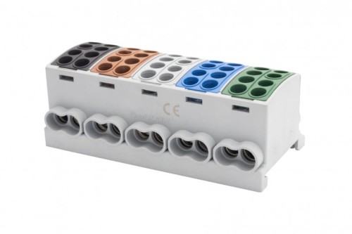 Zacisk HLK 5x100A-2 (1x25,1x16/1x25,1x16) /3L+N+PE/ Al/Cu  F2.0387 F-Elektro