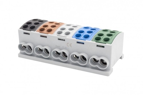 Zacisk HLK 5x125A-2 (1x35,1x25/1x35,1x25) /3L+N+PE/ Al/Cu  F2.0388 F-Elektro