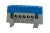 Listwa ochronna ZPI 7-modułowa (7x16mm2) IP20 AL/CU - niebieska F2.0389 F-Elektro