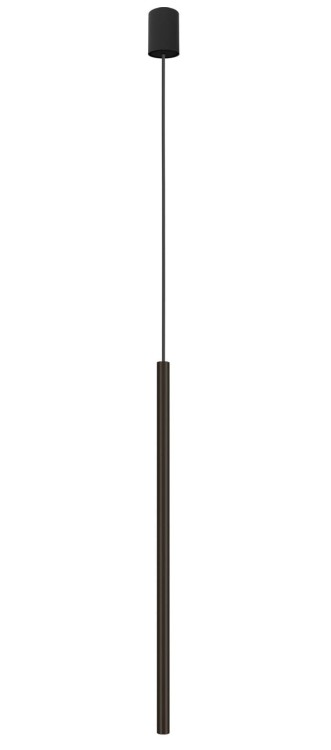 Lampa sufitowa wisząca punktowa Industrialna LASER 750 Black I 8433 NOWODVORSKI Lighting G9 Loft nowoczesna oprawa oświetleniowa żyrandol tuba zwis Premium czarna pojedyncza