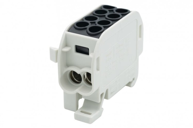 Zacisk HLS 100A-2 (1x25,1x16 / 1x25,1x16) Al/Cu  - czarny F2.0518 F-Elektro
