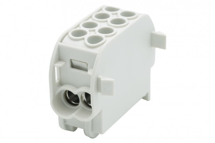 Zacisk HLS 100A-2 (1x25,1x16 / 1x25,1x16) Al/Cu  - szary F2.0520 F-Elektro