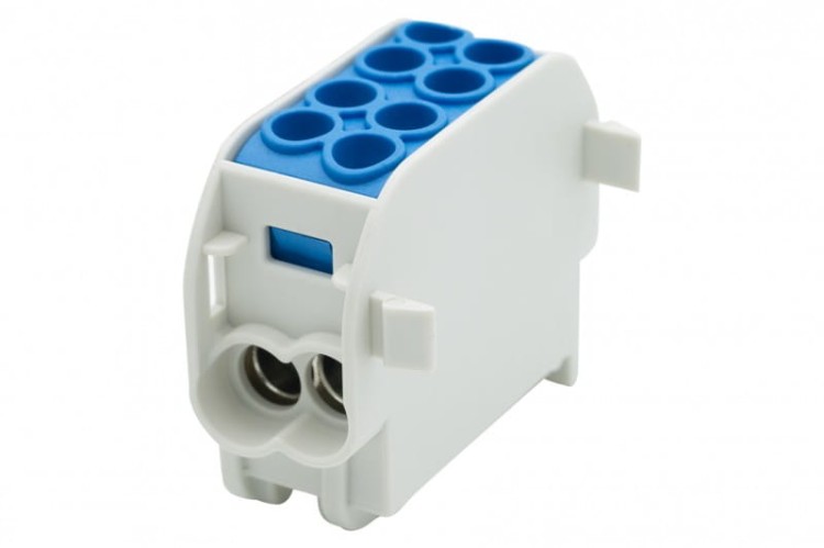 Zacisk HLS 100A-2 (1x25,1x16 / 1x25,1x16) Al/Cu  - niebieski F2.0521 F-Elektro