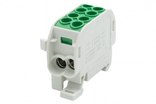 Zacisk HLS 100A-2 (1x25,1x16 / 1x25,1x16) Al/Cu  - zielony F2.0522 F-Elektro