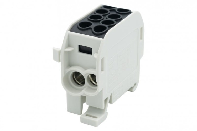 Zacisk HLS 125A-2 (1x35,1x25 / 1x35,1x25) Al/Cu  - czarny F2.0523 F-Elektro