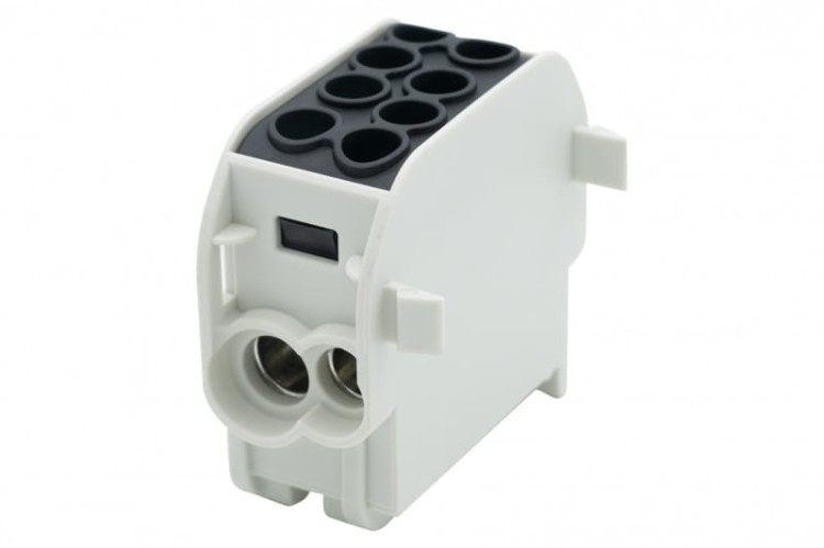 Zacisk HLS 125A-2 (1x35,1x25 / 1x35,1x25) Al/Cu  - czarny F2.0523 F-Elektro