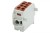 Zacisk HLS 125A-2 (1x35,1x25 / 1x35,1x25) - brązowy F2.0524 F-Elektro