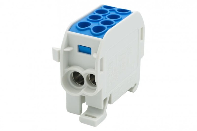 Zacisk HLS 125A-2 (1x35,1x25 / 1x35,1x25) Al/Cu  - niebieski F2.0526 F-Elektro