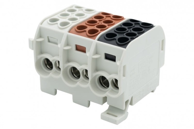 Zacisk HLS 3x125A-2 (1x35,1x25 / 1x35,1x25) (3L) F2.0529 F-Elektro